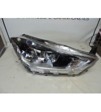 Farol L.d Lente Arranhada + Suporte Recuperado Kicks 2018 Direito