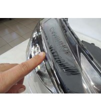 Farol L.d Lente Arranhada + Suporte Recuperado Kicks 2018 Direito