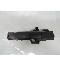 Maçaneta Externa Porta Traseira Esquerda Ford Ecosport 2013 Preto Traseira