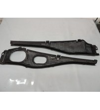 Par Grade Churrasqueira Renault Duster 2017 Preto Ambos Os Lados