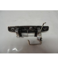 Maçaneta Externa Porta Traseira Esquerda Renault Duster 2017 Prateado Traseira