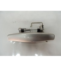 Maçaneta Externa Porta Traseira Esquerda Renault Duster 2017 Prateado Traseira