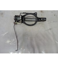 Maçaneta Externa Dianteira Direita Mitsubishi Outlander 2014 Cinza Dianteira