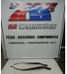 Par Braço Limpador Parabrisa Chevrolet Captiva 2012 Esquerdo