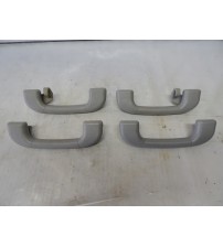 Jogo Pega Mão Teto Chevrolet Captiva 2012 Cinza Claro