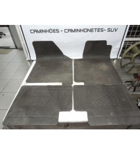 Jogo Tapete Borracha Chevrolet Captiva 2012 Preto