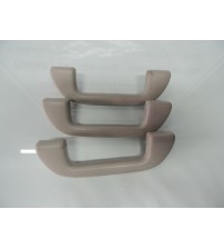 Jogo Pega Mão Teto Honda Hr-v 2016 Cinza Claro