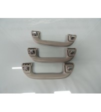 Jogo Pega Mão Teto Honda Hr-v 2016 Cinza Claro