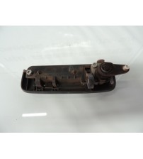 Maçaneta Externa Porta Dianteira Esquerda Fiat Fiorino 2015 Preto Dianteira