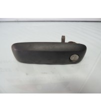 Maçaneta Externa Porta Dianteira Esquerda Fiat Fiorino 2015 Preto Dianteira