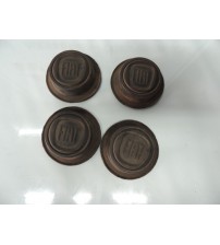 Jogo Calota Original Fiat Fiorino 2015 Preto