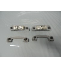 Jogo Pega Mão Teto Jeep Renegade 2016 Com Teto Solar Branco