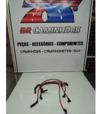 Jogo Cabo De Vela Dodge Dakota V6 Gasolina Ano 2000 Vermelho