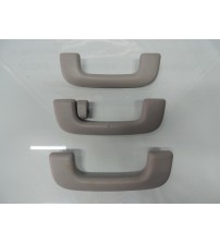 Kit Com 3 Pega Mão Teto Kia Sportage 2019 Cinza