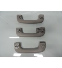 Kit Com 3 Pega Mão Teto Kia Sportage 2019 Cinza