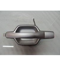 Maçaneta Externa Traseira Esquerda Pajero Full 2010 Prateado Traseira