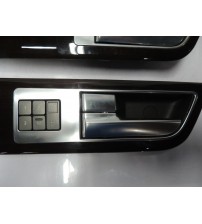 Jogo De Maçanetas Internas C/ Aplique Range Rover Sport 2011 Dianteira/traseira