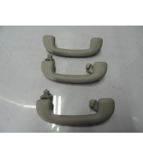 Jogo Pega Mão Teto Suzuki Vitara 4you 2017 Cinza Claro