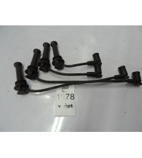 Jogo Cabos De Vela Ford Ecosport 1.6 16v 2013 Motor Sigma Preto