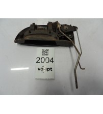Maçaneta Externa Porta Dianteira Direita Renault Kangoo 2003 Preto Dianteira