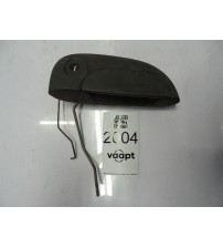 Maçaneta Externa Porta Dianteira Direita Renault Kangoo 2003 Preto Dianteira