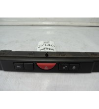 Régua Pisca Alerta E Trava Porta Land Rover Discovery 3 2008 Vermelho