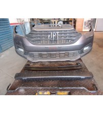 Para-choque Dianteiro Completo Com Avarias Fiat Strada 2021 Cinza