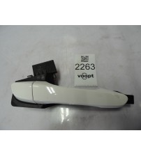 Maçaneta Externa Porta Traseira Direita Hyundai Creta 2018 Branco Traseira