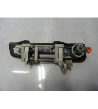 Maçaneta Externa Dianteira Esquerda Original Pajero Tr4 2014 Branco Dianteira