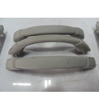 Jogo Pega Mão Teto Mitsubishi Pajero Tr4 2014 Cinza Claro