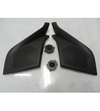 Par Tweeter Painel Com Acabamentos Citroen C4 Cactus 2020 Preto