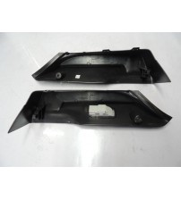 Par Suporte Lateral Tampão Porta Mala Citroen C4 Cactus 2020 Preto