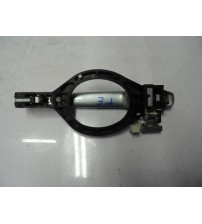 Maçaneta Externa Traseira Esquerda Outlander Sport Hpe 2021 Prateado Traseira