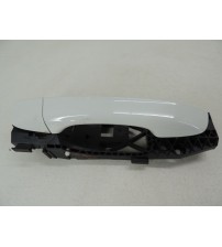 Maçaneta Externa Traseira Direita Vw T-cross 2020 Branco Traseira