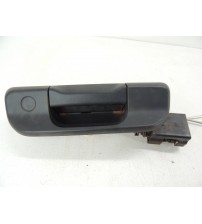 Maçaneta Tampa Traseira Fiat Strada Freedom 2022 Preto Traseira