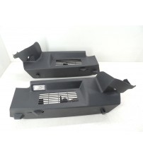 Par Suporte Tampão Superior Porta Malas Vw Nivus 2022 Preto