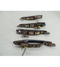 Jogo Maçanetas Externas Das Portas Mitsubishi Airtrek 2008 Cinza Dianteira/traseira