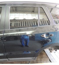 Porta Limpa Traseira Esquerda Hyundai Santa Fé 2008 Esquerdo Preto