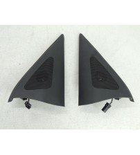 Par Tweeter Da Porta Hyundai Santa Fé 2008 Preto