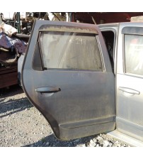 Porta Traseira Direita Renault Duster Oroch 2017 Limpa Traseira Direito Cinza