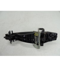 Maçaneta Externa Traseira Esquerda Discovery 3 2008 Preto Traseira