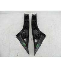 Par Acabamento Coluna Para-brisa Fiat Strada Freedom 2021 Preto