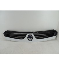 Grade Dianteira Renault Master 2012 Original Branca/preto
