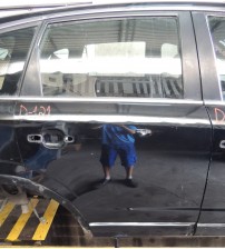 Porta Traseira Direita Limpa Gm Captiva 2010 Traseira Direita Preto