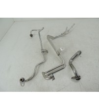 Kit Canos Lubrificação Turbina Original Vw Taos 1.4 2022