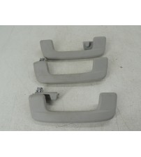 Jogo Pega Mão Teto Vw Taos Comfortline 2022 Cinza Claro