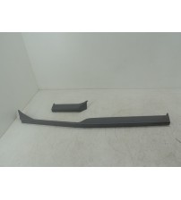 Par Acabamento Em Couro Painel Volkswagen Taos 2022 Cinza