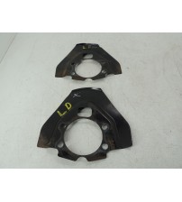 Par Espelho De Roda Dianteira Nissan Frontier 2.5 4x2 2009 Preto