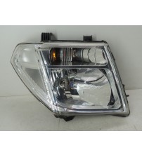 Farol Lado Direito Nissan Frontier Xe 2009 Com Avaria Direito