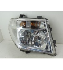 Farol Lado Direito Nissan Frontier Xe 2009 Com Avaria Direito